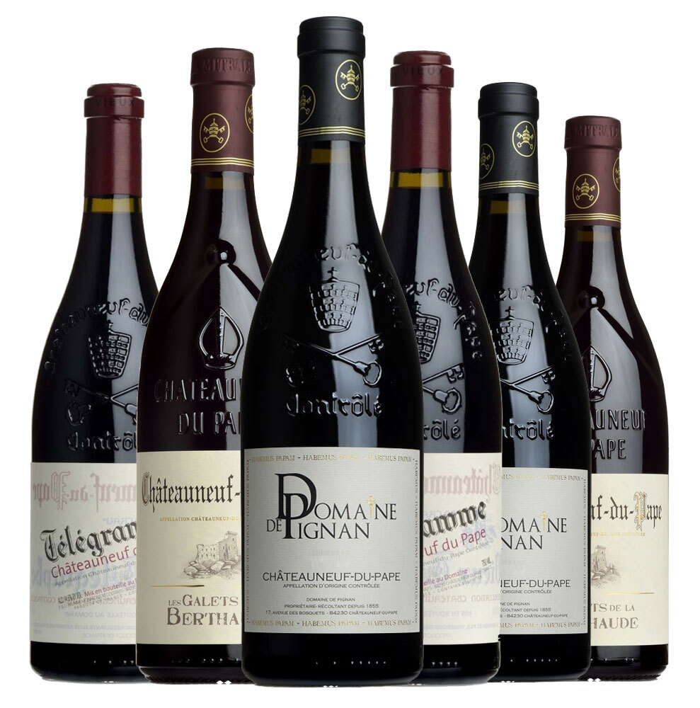 Chateauneuf Du Pape Mixed Case Mr Wheeler Wine