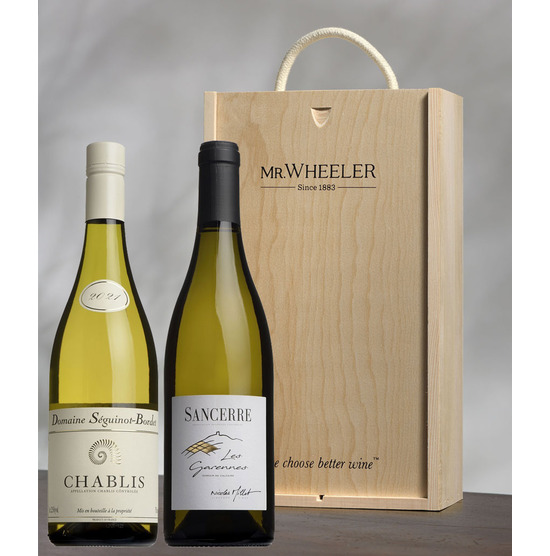 Fine French White Duo Wine Gift Box