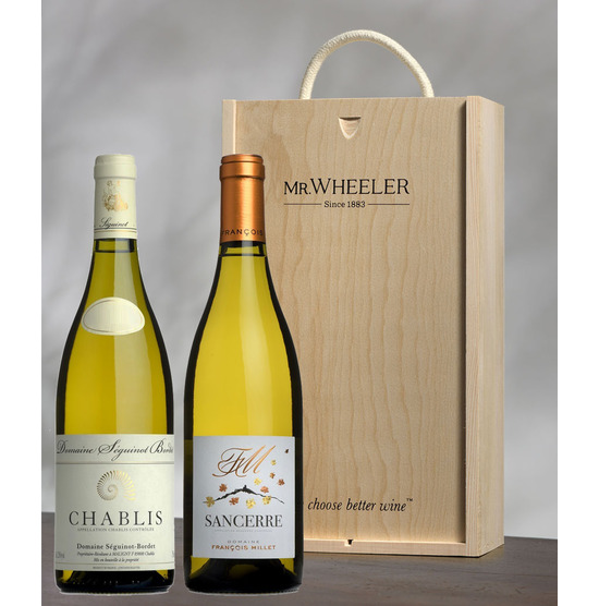Fine French White Duo Wine Gift Box