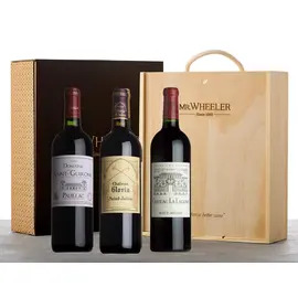 Bordeaux Left Bank Trio Wine Gift Box