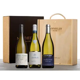 Fine White Burgundy Gift Box