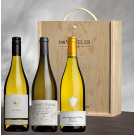White Burgundy Wine Trio Gift Box