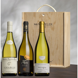 White Burgundy Wine Trio Gift Box 