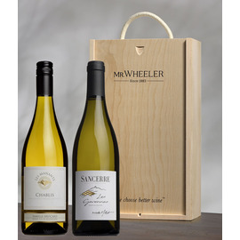 Fine French White Duo Wine Gift Box 