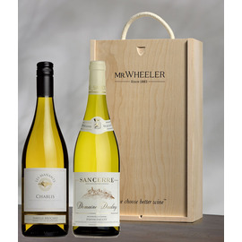Fine French White Duo Wine Gift Box