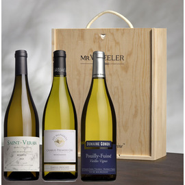 Fine White Burgundy Gift Box