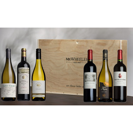 Claret & White Burgundy Six-Pack Gift Box