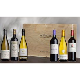 Claret & White Burgundy Six-Pack Gift Box