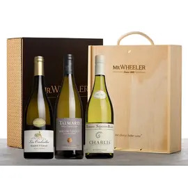White Burgundy Wine Trio Gift Box 