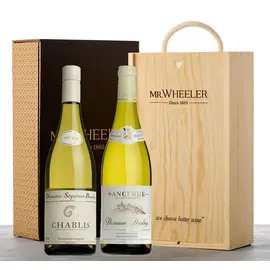 Fine French White Duo Wine Gift Box 
