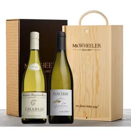 Fine French White Duo Wine Gift Box