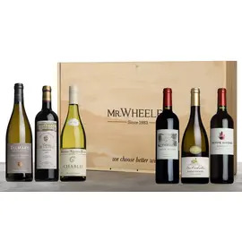 Claret & White Burgundy Six-Pack Gift Box