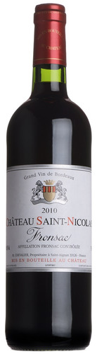 2010 Château Saint-Nicolas, Fronsac