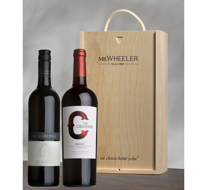 Great Grapes: Merlot Red Wine Duo Gift Box
