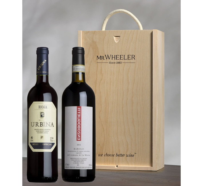 Barolo & Rioja Wine Gift Box