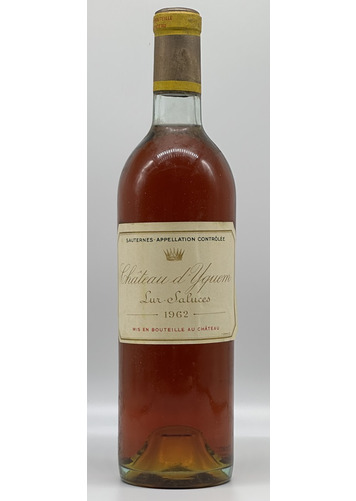1962 Château D'Yquem 1er Grand Cru Classé Sauternes 1962 Château D'Yquem 1er Grand Cru Classé Sauternes