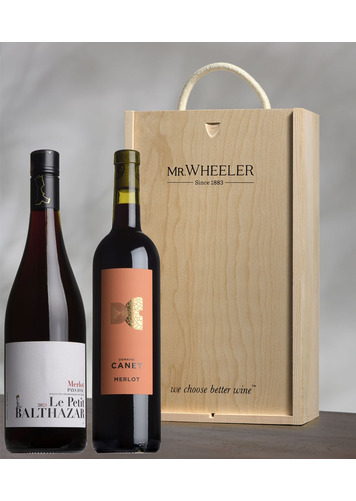 Great Grapes: Merlot Red Wine Duo Gift Box