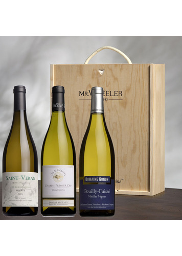 Fine White Burgundy Gift Box