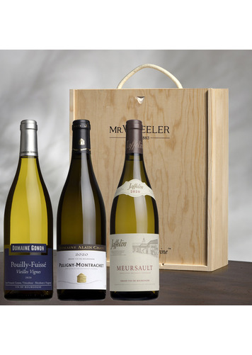 The Grandest White Burgundy Gift Box