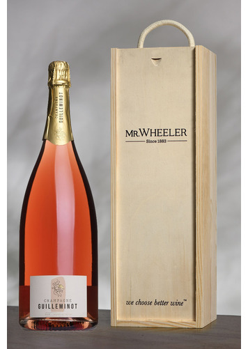 Guilleminot Champagne Ros Magnum Gift Box