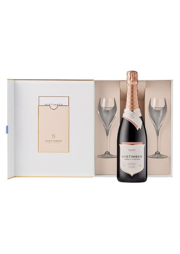 Nyetimber Ros Gift Box (with 2 glasses)