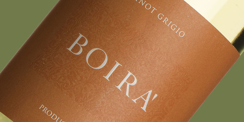 Organic Pinot Grigio, Boirà, Veneto 2020