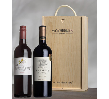 Great Grapes: Merlot Red Wine Duo Gift Box