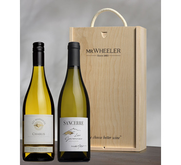 Fine French White Duo Wine Gift Box