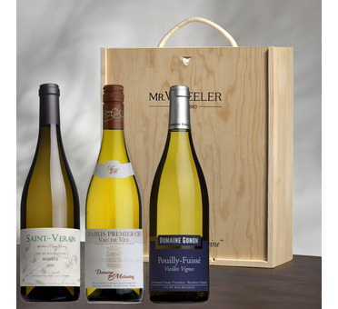 Fine White Burgundy Gift Box