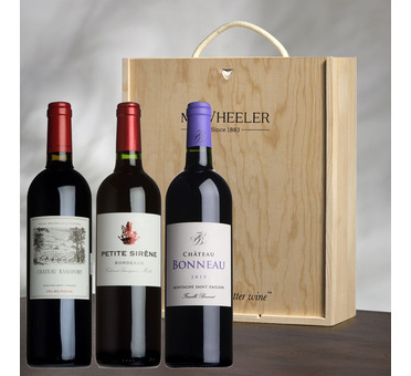 Best-Selling Claret Trio Gift Box 