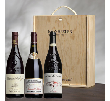 Top Rhône Trio Wine Gift Box