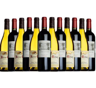 Claret & White Burgundy Mixed Case