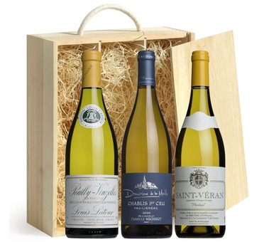 Top White Burgundy Gift Box