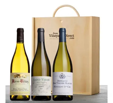 Top White Burgundy Wine Gift Box
