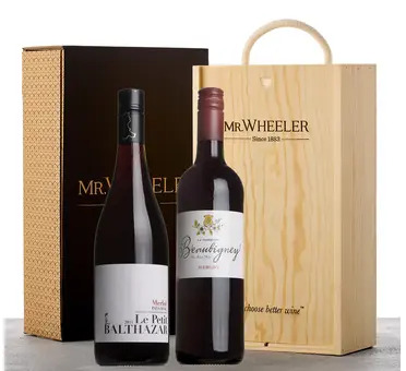 Great Grapes: Merlot Red Wine Duo Gift Box