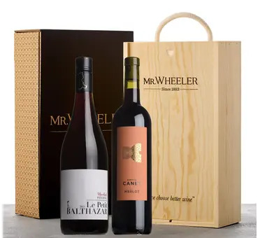 Great Grapes: Merlot Red Wine Duo Gift Box