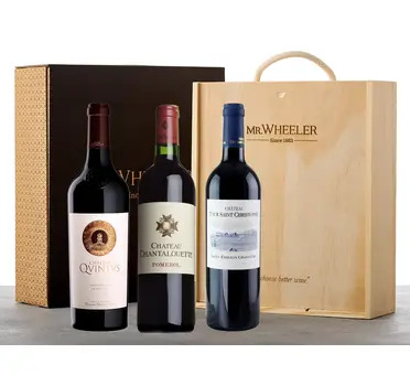 Bordeaux Right Bank Trio Wine Gift Box