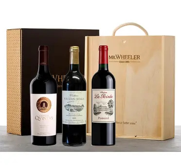 Fine Bordeaux Trio Wine Gift Box