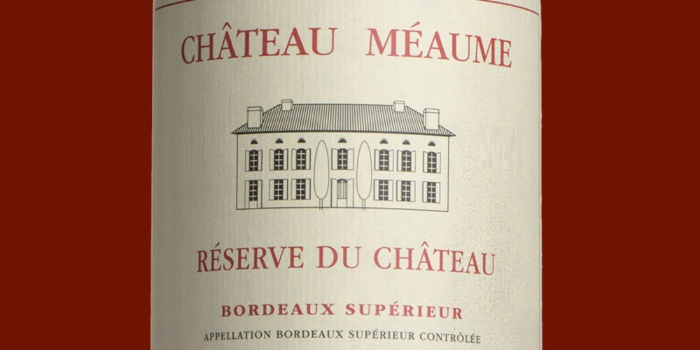 Château Meaume 'Reserve du Château', Bordeaux Superieur 2015