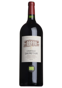Château Lauretan, Cadillac Côtes de Bordeaux 2015 (magnum)