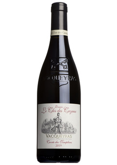 Vacqueyras 'Cuv&eacute;e des Templiers', Domaine Le Clos des Cazaux 2019
