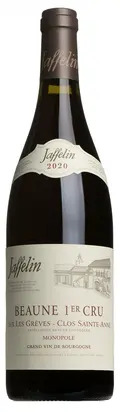 2020 Beaune 1er Cru Sur les Gr&egrave;ves - Clos Sainte-Anne, Maison Jaffelin