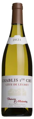 2021 Chablis 1er Cru C&ocirc;te de L&eacute;chet, Domaine des Malandes