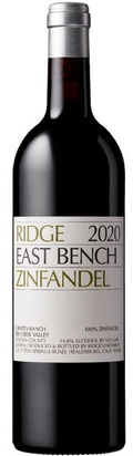 2020 East Bench Zinfandel, Ridge Vineyards, Dry Creek Valley