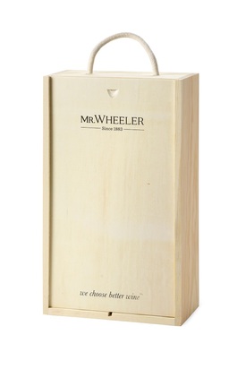 A Wooden Box - for 2 bottles of wine