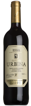 2001 Rioja Gran Reserva Especial, Bodegas Urbina (dispatched from late May)