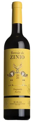 2020 Tempranillo Reserva, Terroir de Zinio, Bodegas Zinio