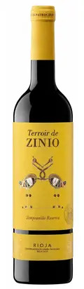 2020 Tempranillo Reserva, Terroir de Zinio, Bodegas Zinio