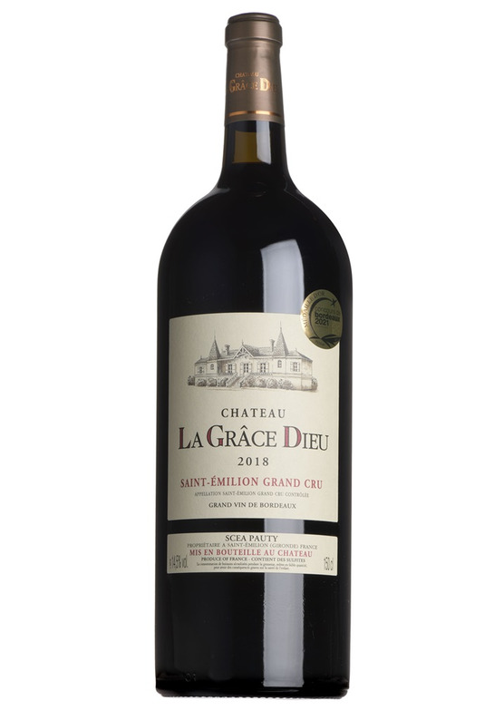 Château La Grace Dieu, Saint-Émilion Grand Cru 2018 (magnum)