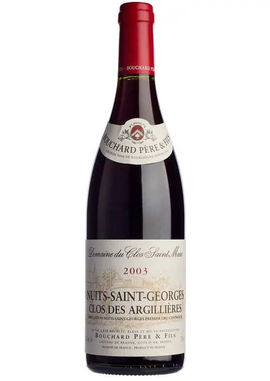 2003 Nuits-Saint-Georges 1er Cru Des Argilli&egrave;res, Domaine Bouchard P&egrave;re et Fils
